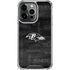 NFL Baltimore Ravens Black & White iPhone 16 Pro Clear Case